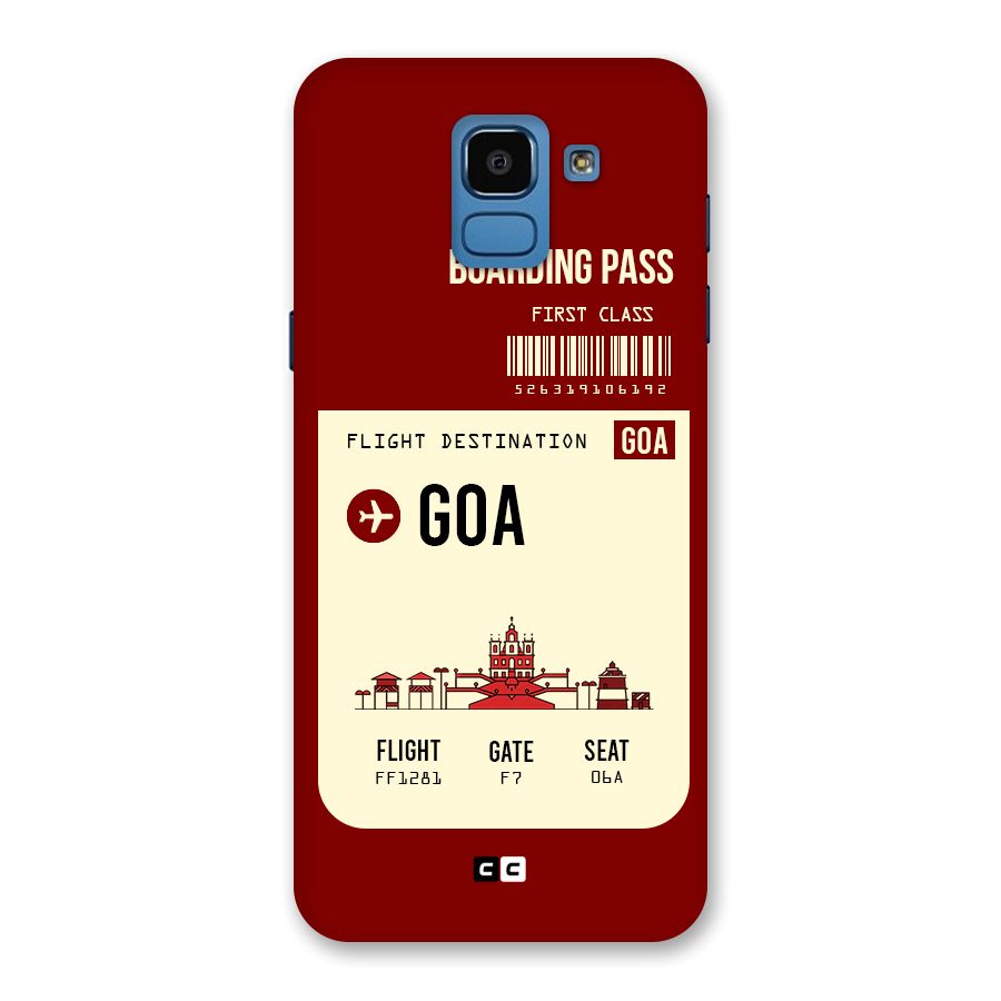 Goa Boarding Pass Back Case for Galaxy On6