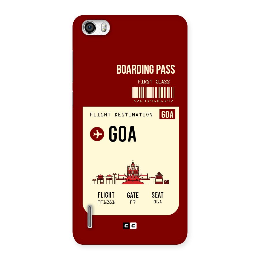 Goa Boarding Pass Back Case for Honor 6