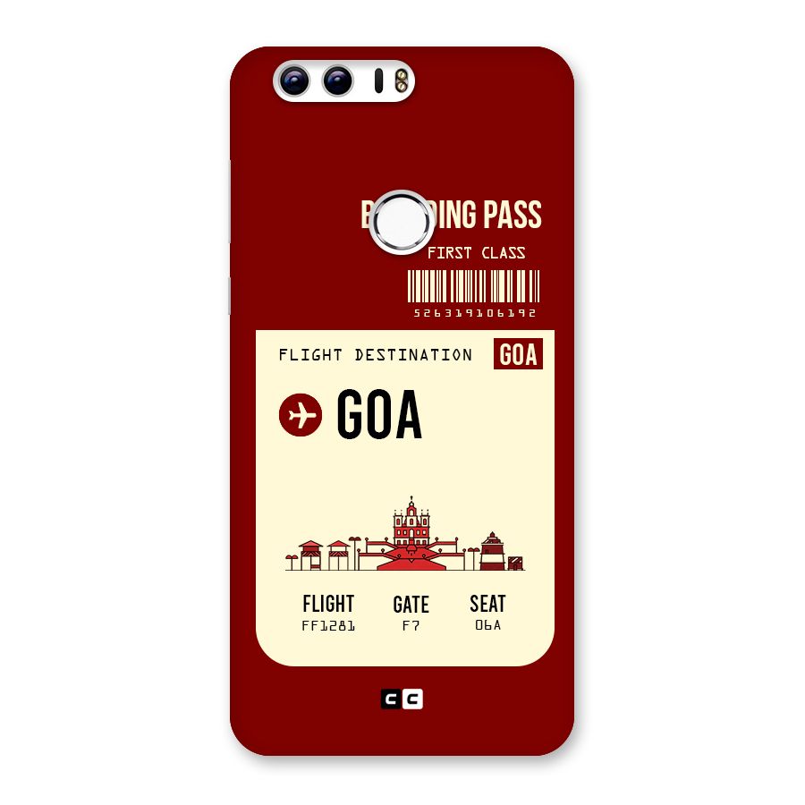 Goa Boarding Pass Back Case for Honor 8