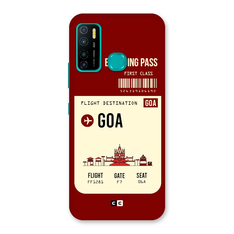 Goa Boarding Pass Back Case for Infinix Hot 9 Pro