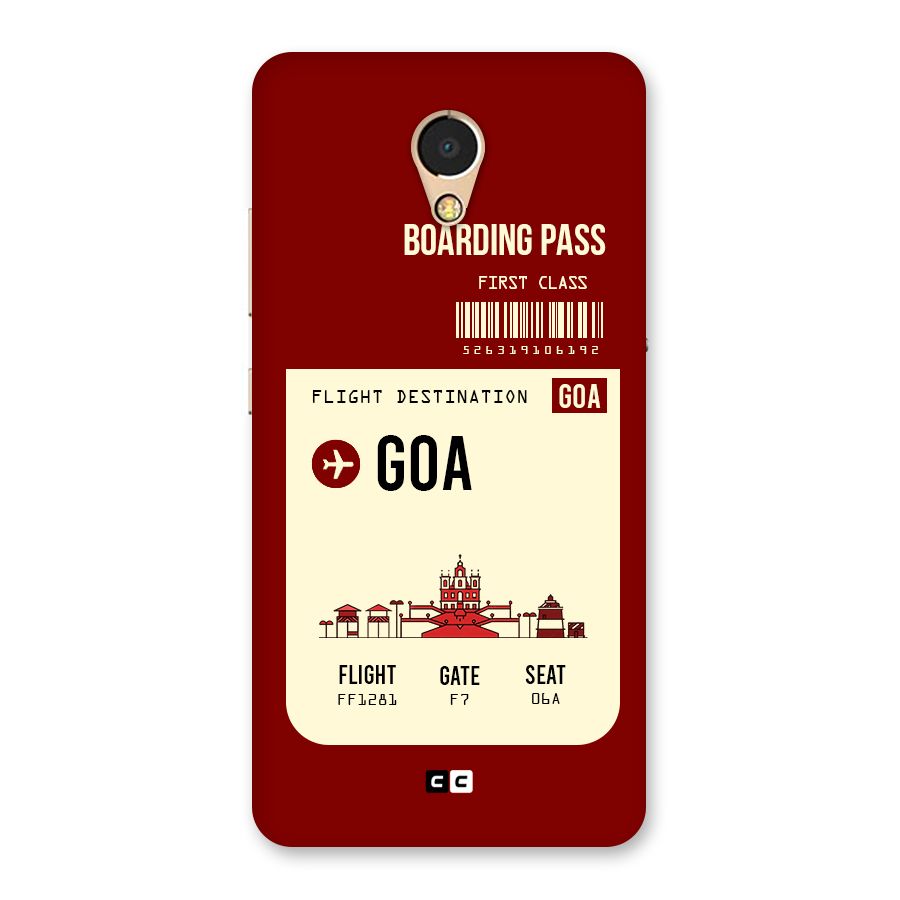 Goa Boarding Pass Back Case for Lenovo P2