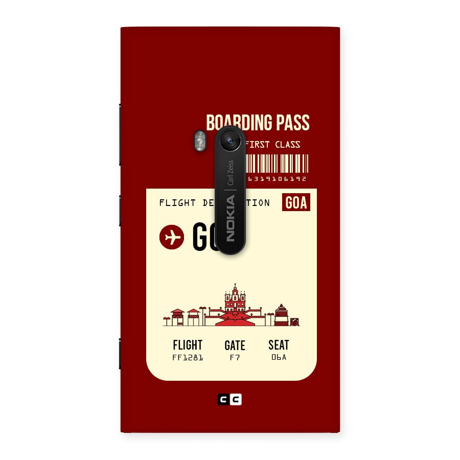 Goa Boarding Pass Back Case for Lumia 920
