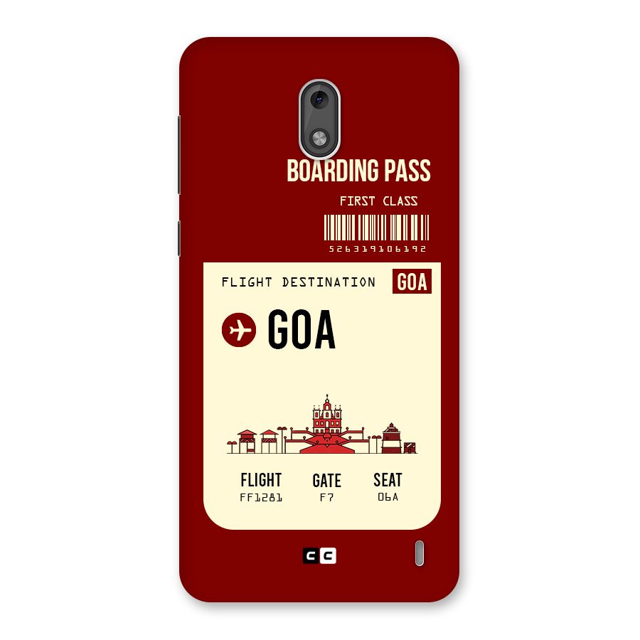 Goa Boarding Pass Back Case for Nokia 2