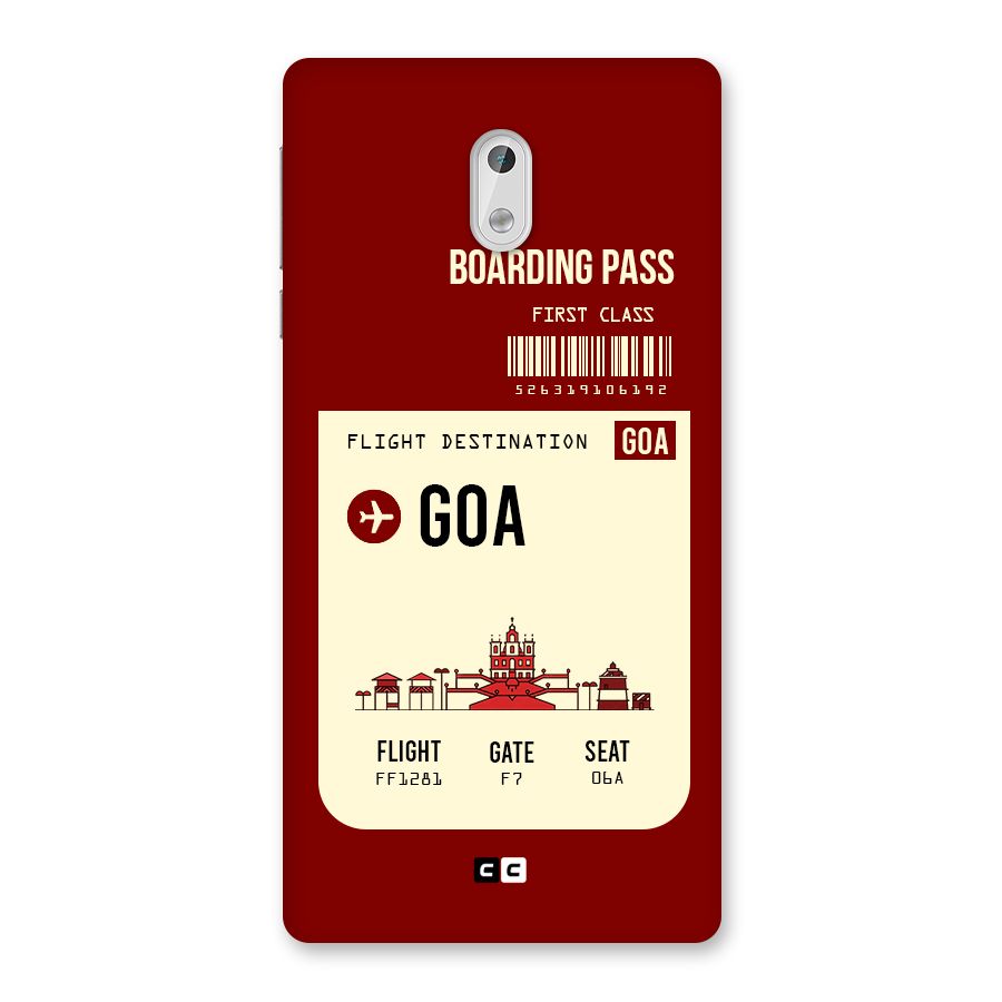 Goa Boarding Pass Back Case for Nokia 3