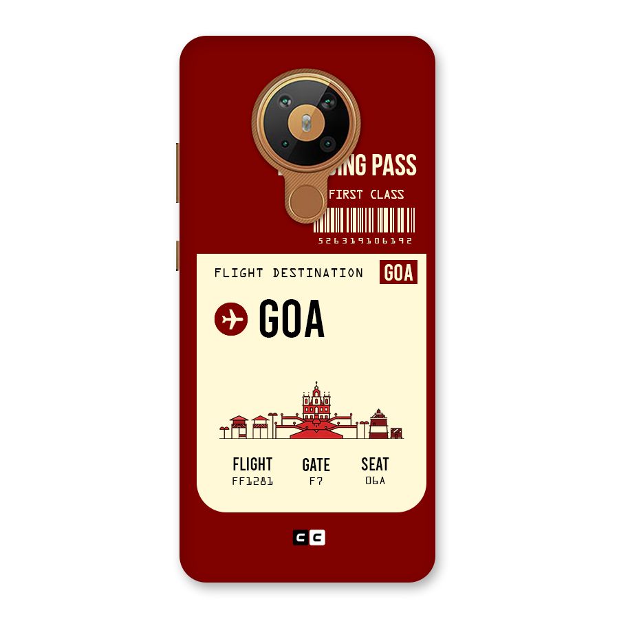 Goa Boarding Pass Back Case for Nokia 5.3
