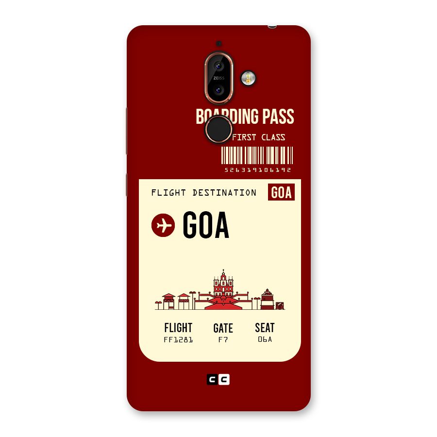 Goa Boarding Pass Back Case for Nokia 7 Plus