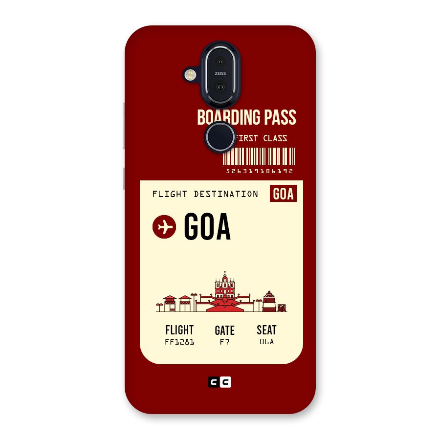 Goa Boarding Pass Back Case for Nokia 8.1