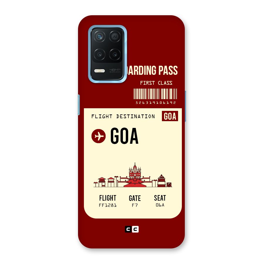 Goa Boarding Pass Back Case for Realme 8s 5G