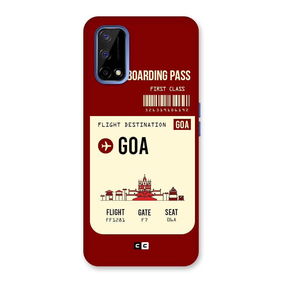 Goa Boarding Pass Back Case for Realme Narzo 30 Pro