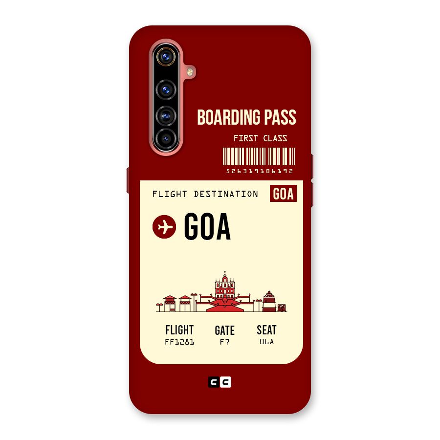Goa Boarding Pass Back Case for Realme X50 Pro