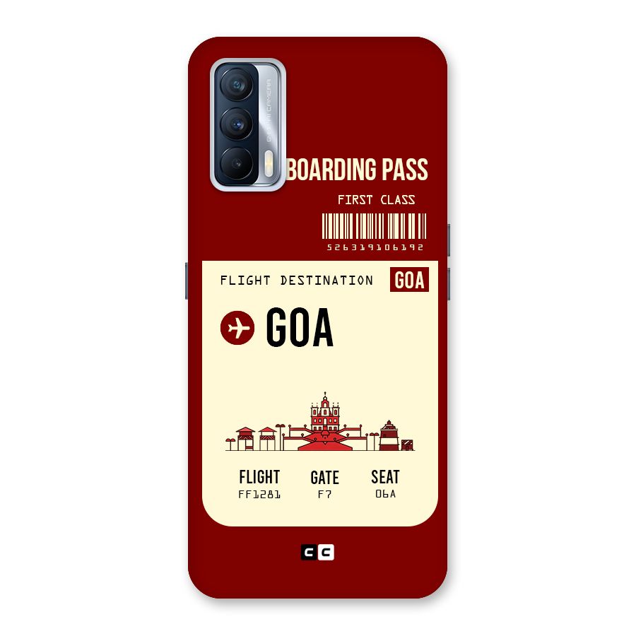Goa Boarding Pass Back Case for Realme X7