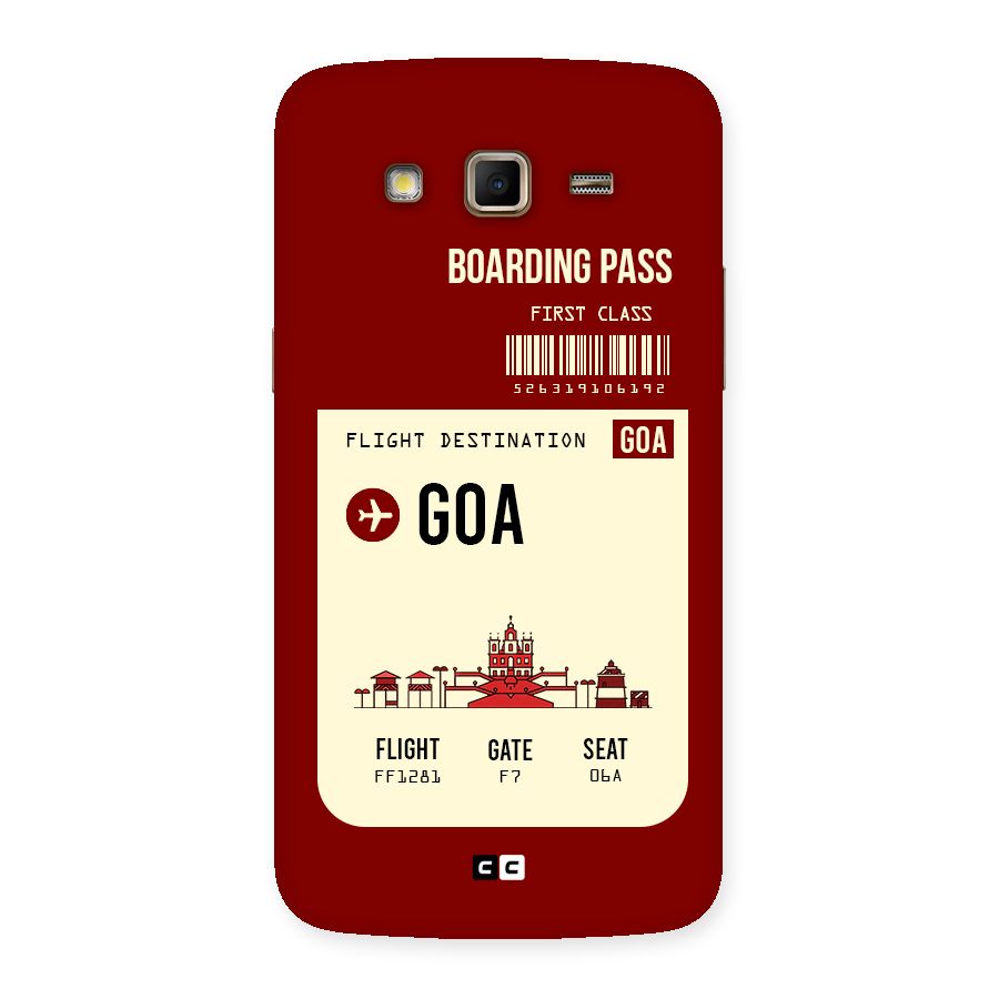 Goa Boarding Pass Back Case for Samsung Galaxy Grand 2