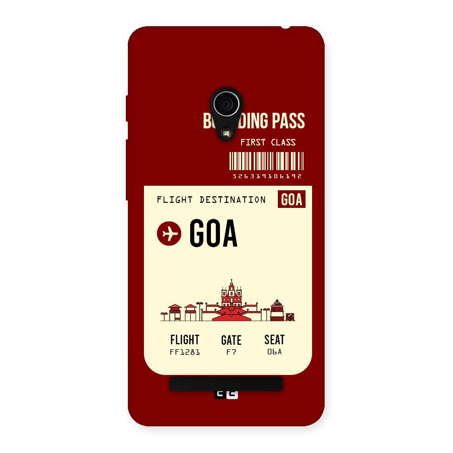 Goa Boarding Pass Back Case for Zenfone 5