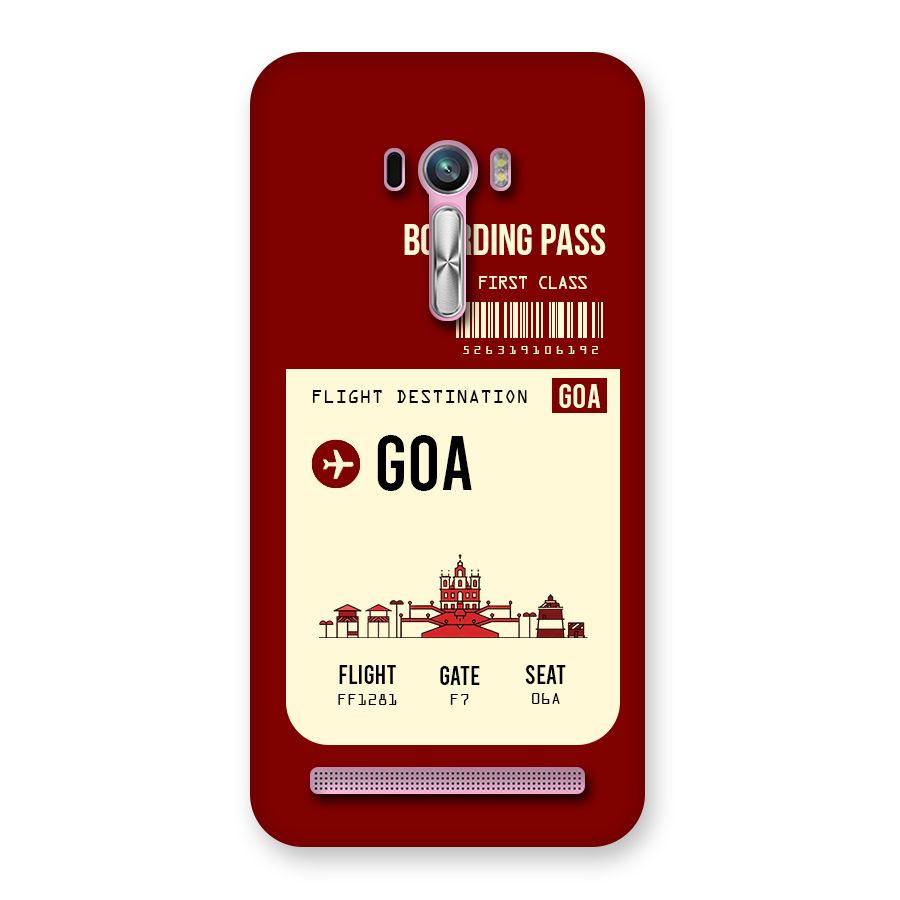 Goa Boarding Pass Back Case for Zenfone Selfie
