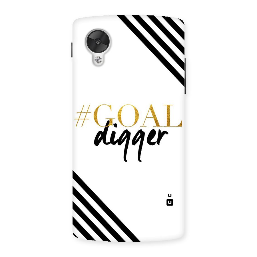 Goal Digger Back Case for Google Nexsus 5