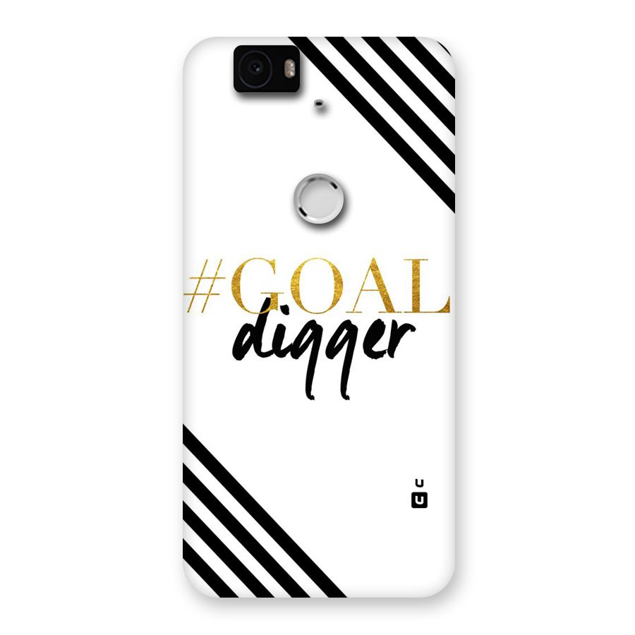 Goal Digger Back Case for Google Nexus-6P