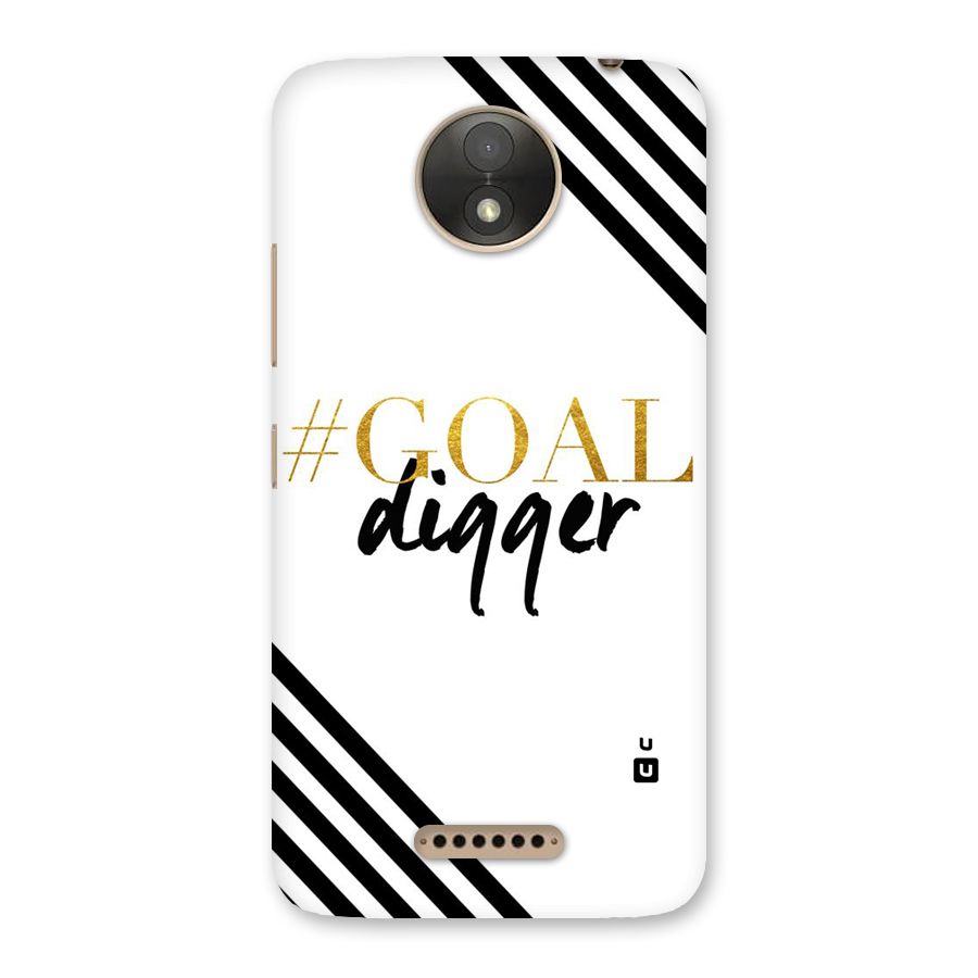 Goal Digger Back Case for Moto C Plus