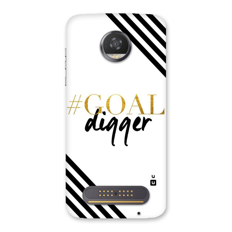 Goal Digger Back Case for Moto Z2 Play