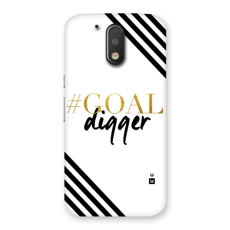 Goal Digger Back Case for Motorola Moto G4