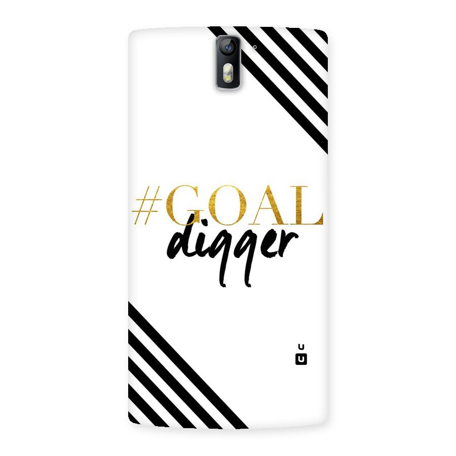 Goal Digger Back Case for One Plus One