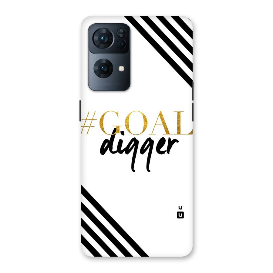 Goal Digger Back Case for Oppo Reno7 Pro 5G
