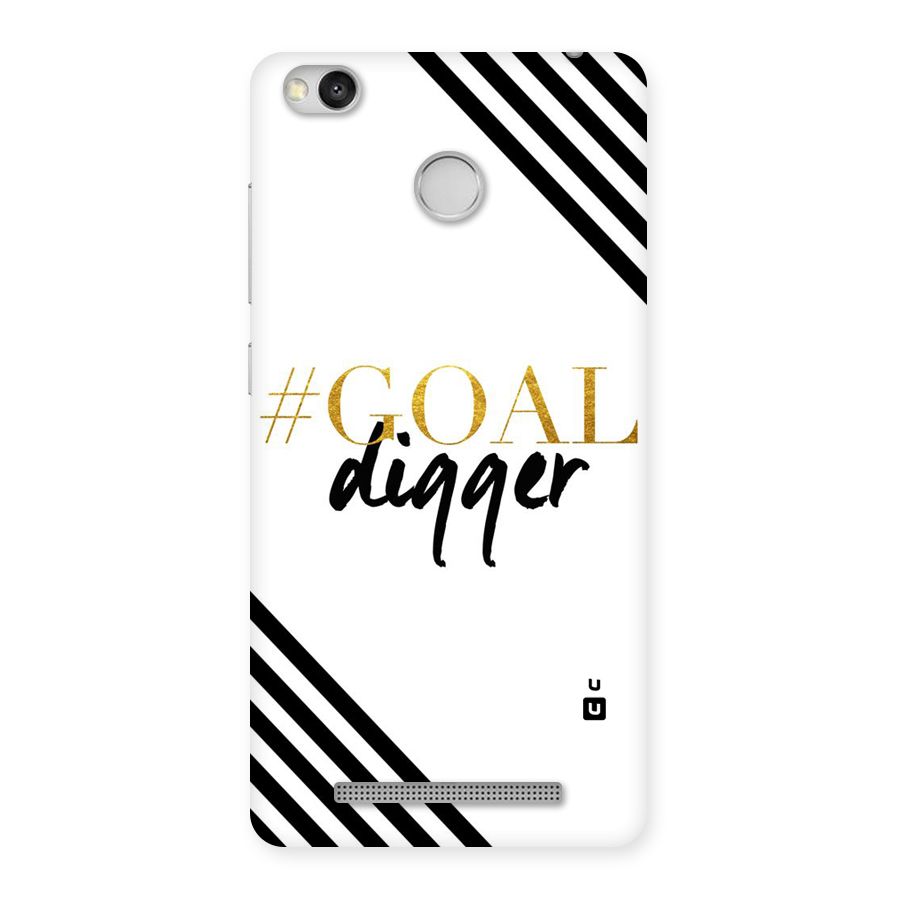 Goal Digger Back Case for Redmi 3S Prime