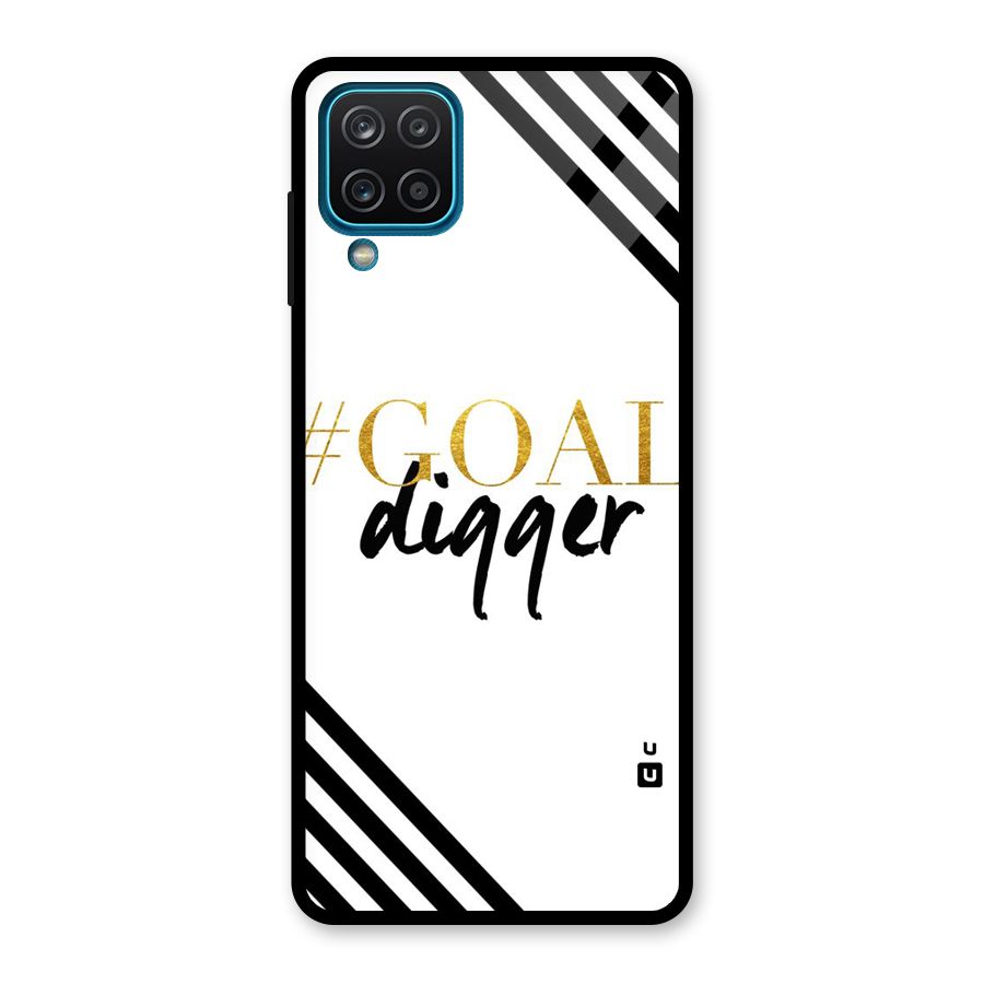 Goal Digger Glass Back Case for Galaxy A12