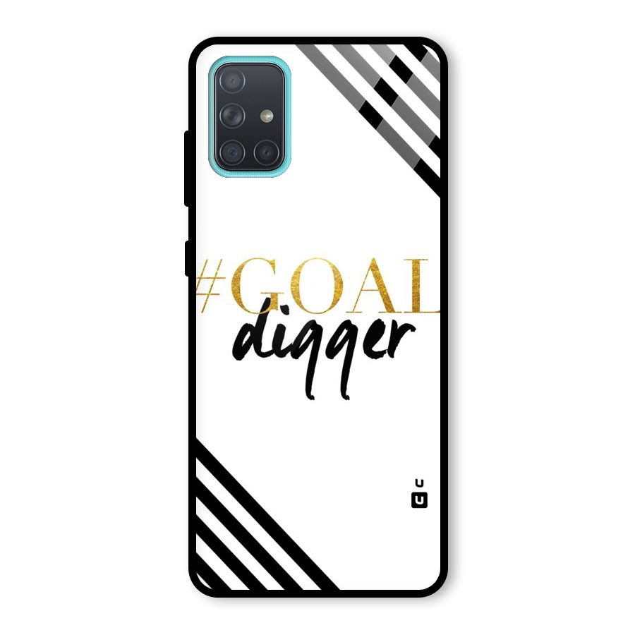 Goal Digger Glass Back Case for Galaxy A71