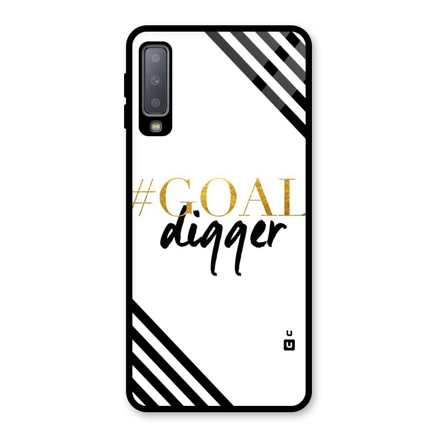 Goal Digger Glass Back Case for Galaxy A7 (2018)