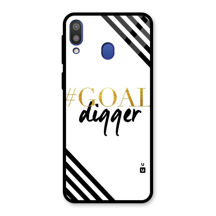 Goal Digger Glass Back Case for Galaxy M20