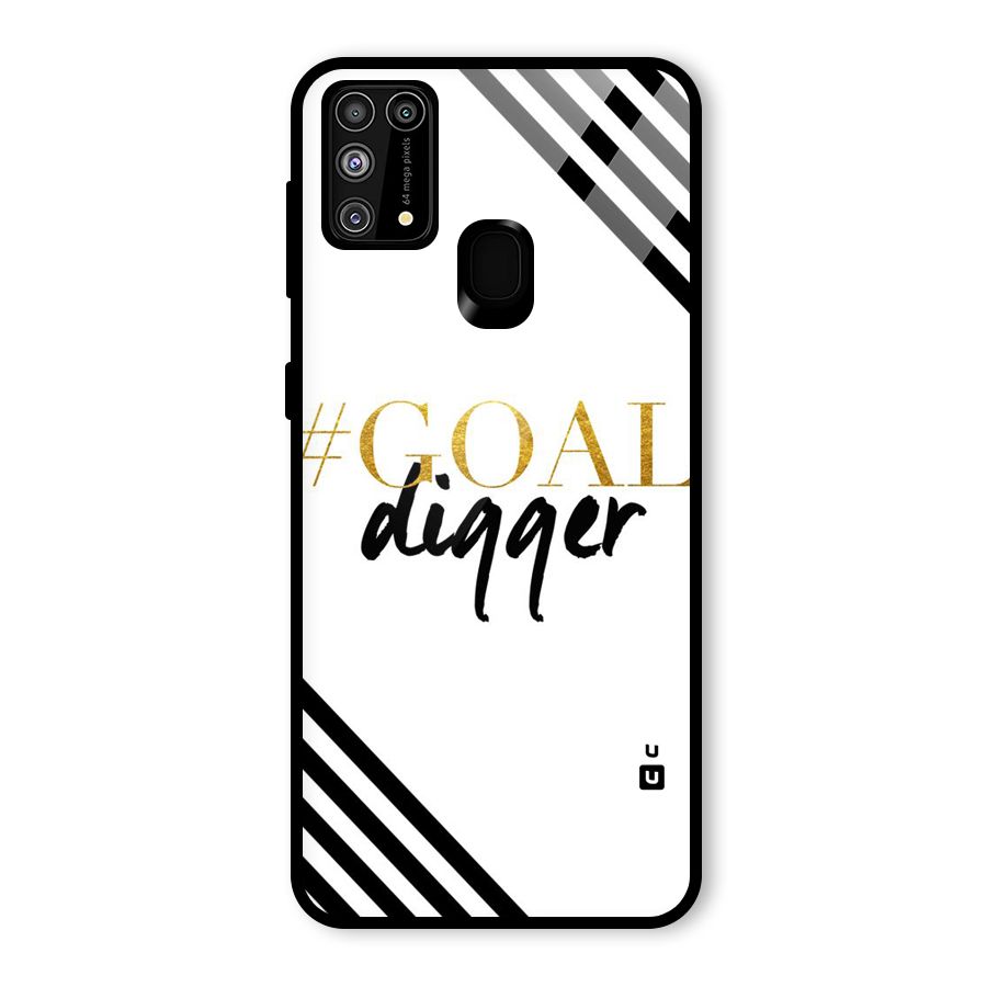 Goal Digger Glass Back Case for Galaxy M31
