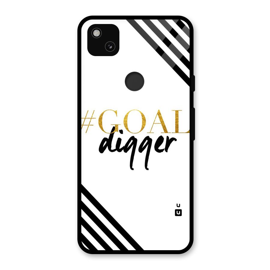 Goal Digger Glass Back Case for Google Pixel 4a