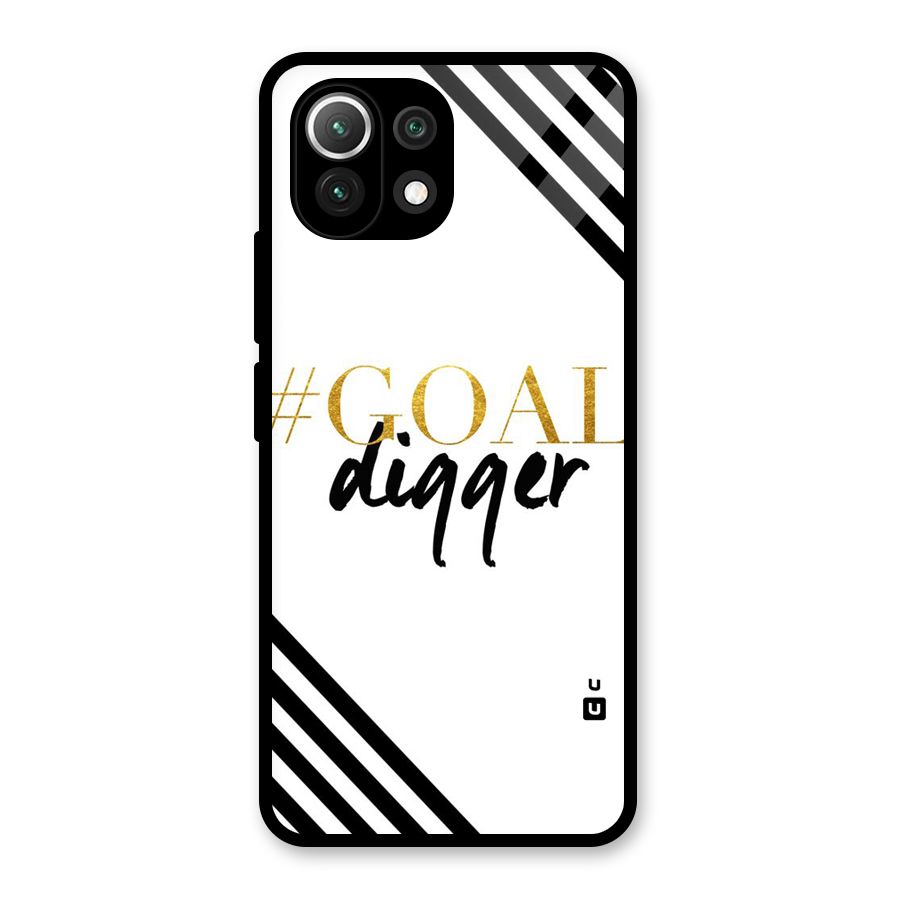 Goal Digger Glass Back Case for Mi 11 Lite