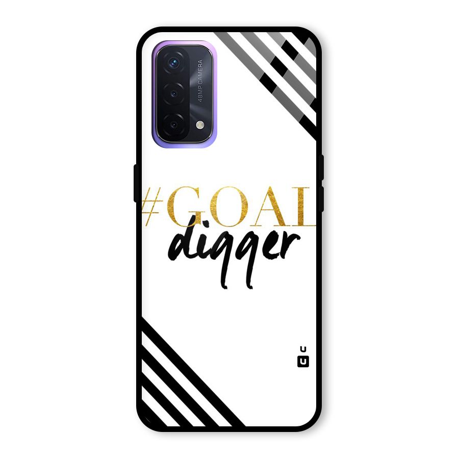 Goal Digger Glass Back Case for Oppo A74 5G