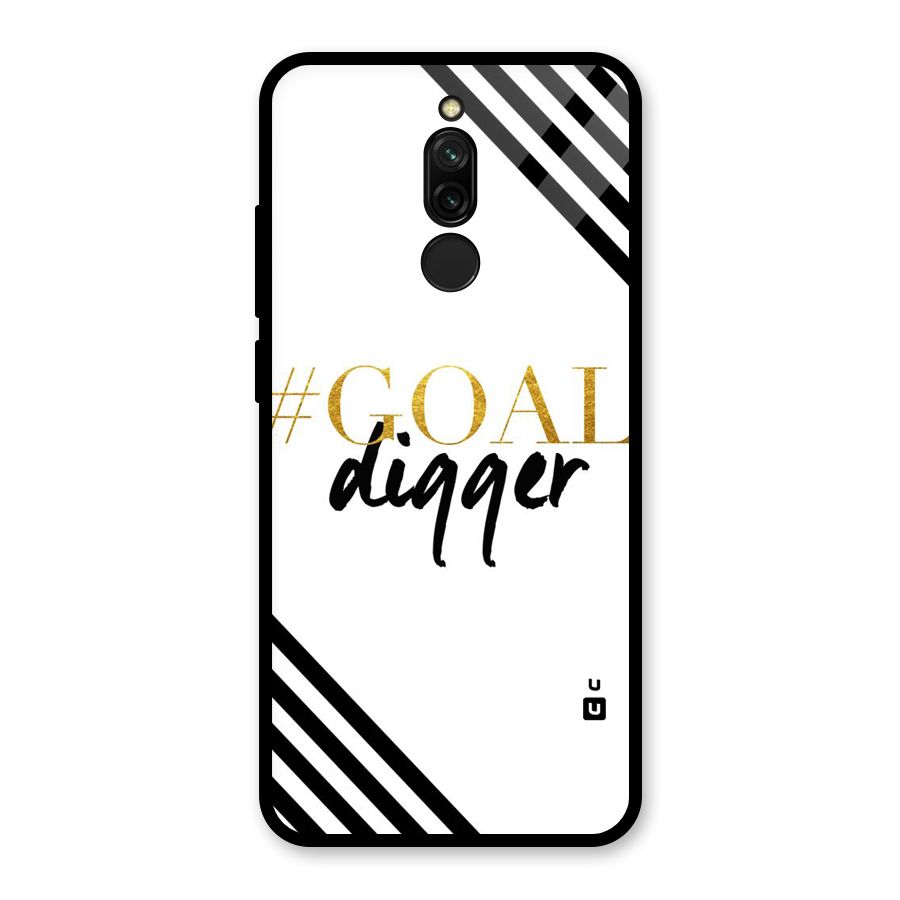 Goal Digger Glass Back Case for Redmi 8