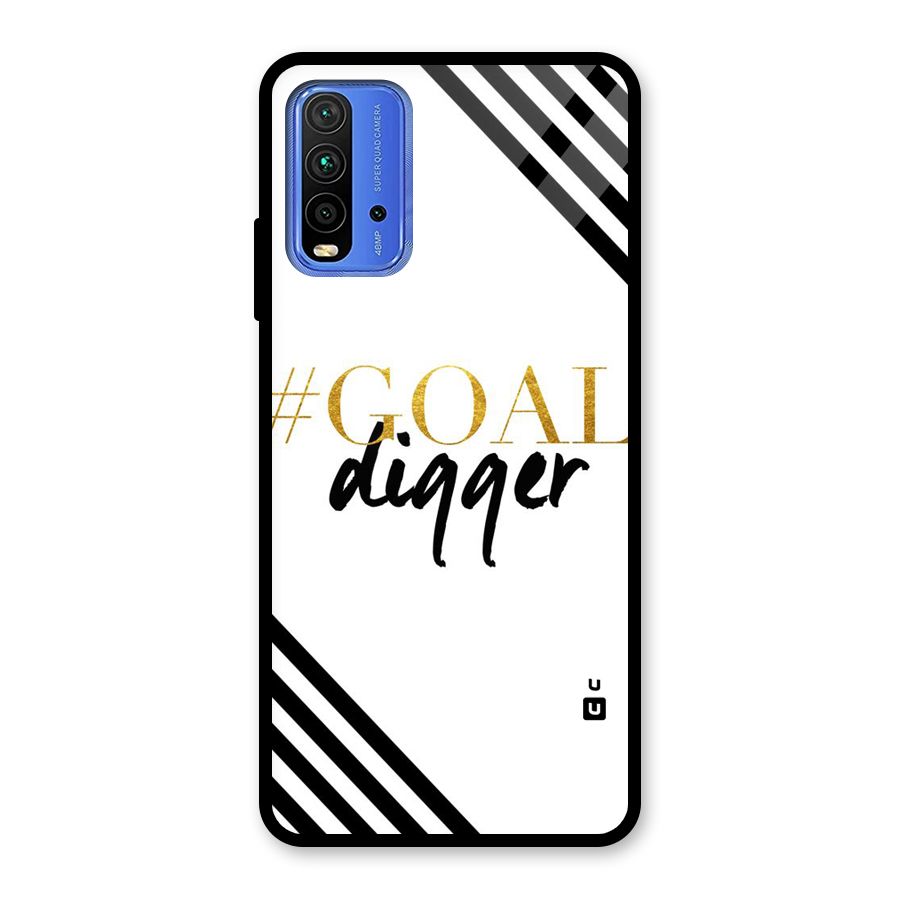Goal Digger Glass Back Case for Redmi 9 Power