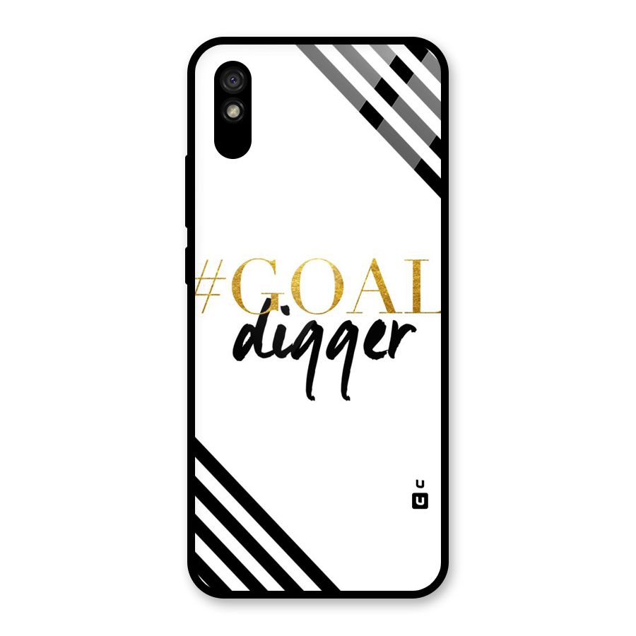 Goal Digger Glass Back Case for Redmi 9i
