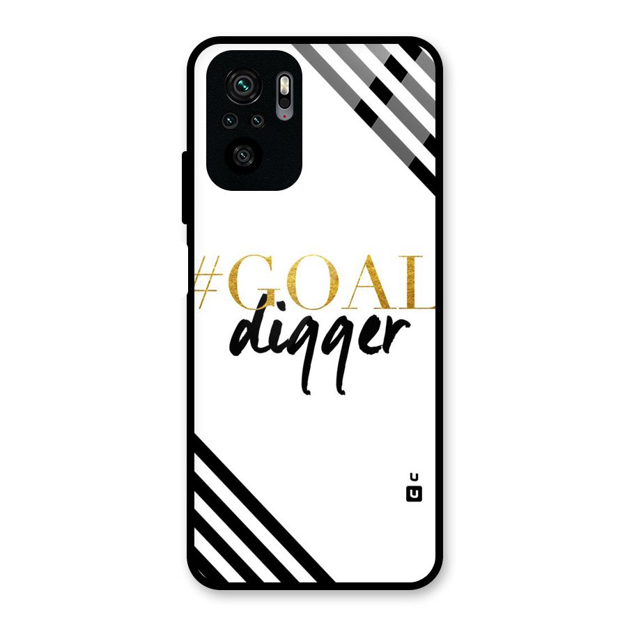 Goal Digger Glass Back Case for Redmi Note 10S