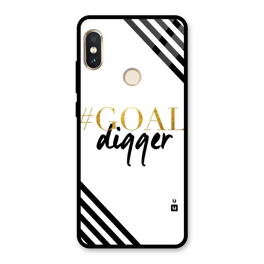 Goal Digger Glass Back Case for Redmi Note 5 Pro