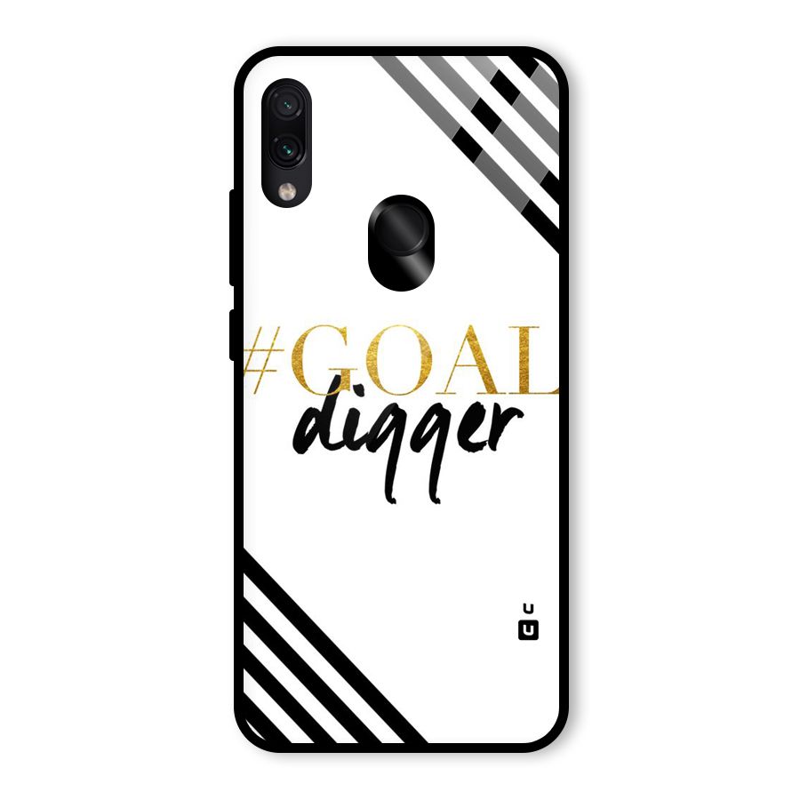 Goal Digger Glass Back Case for Redmi Note 7 Pro