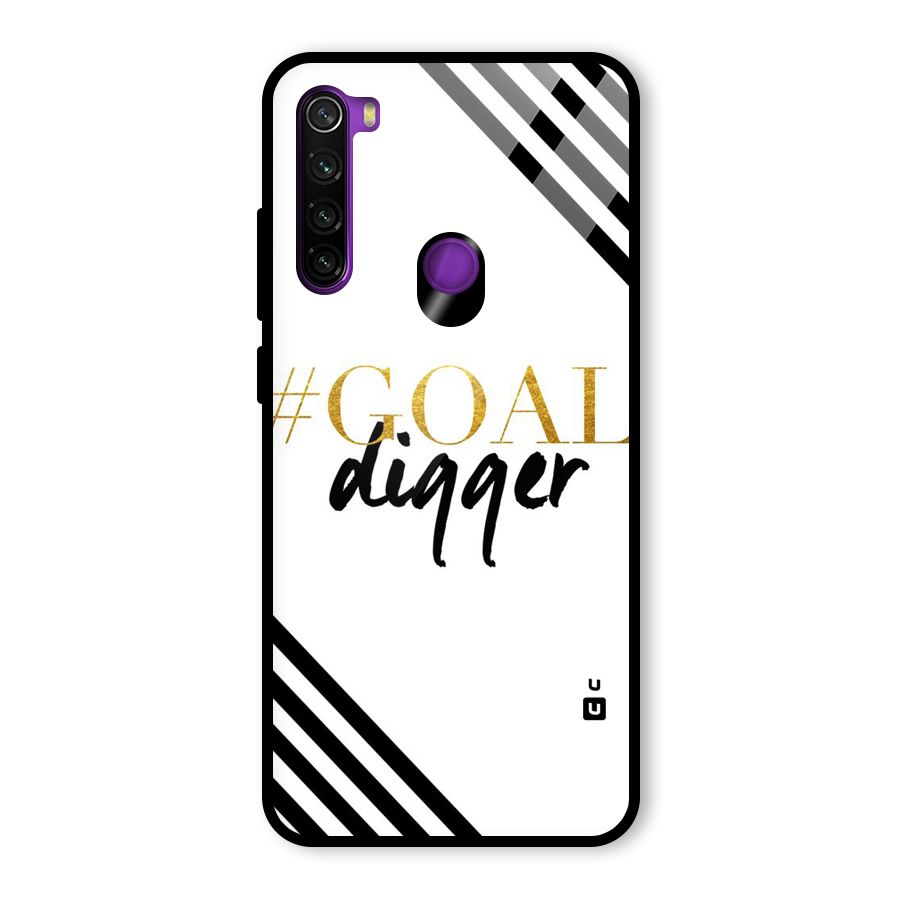 Goal Digger Glass Back Case for Redmi Note 8