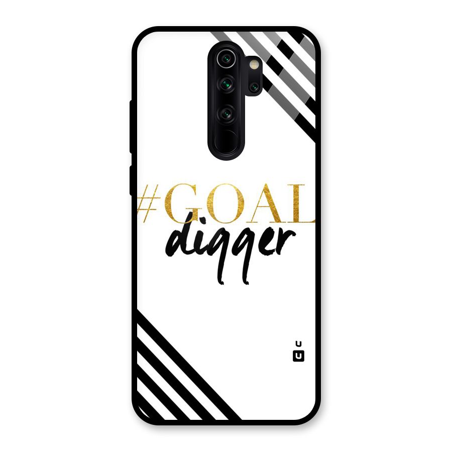 Goal Digger Glass Back Case for Redmi Note 8 Pro