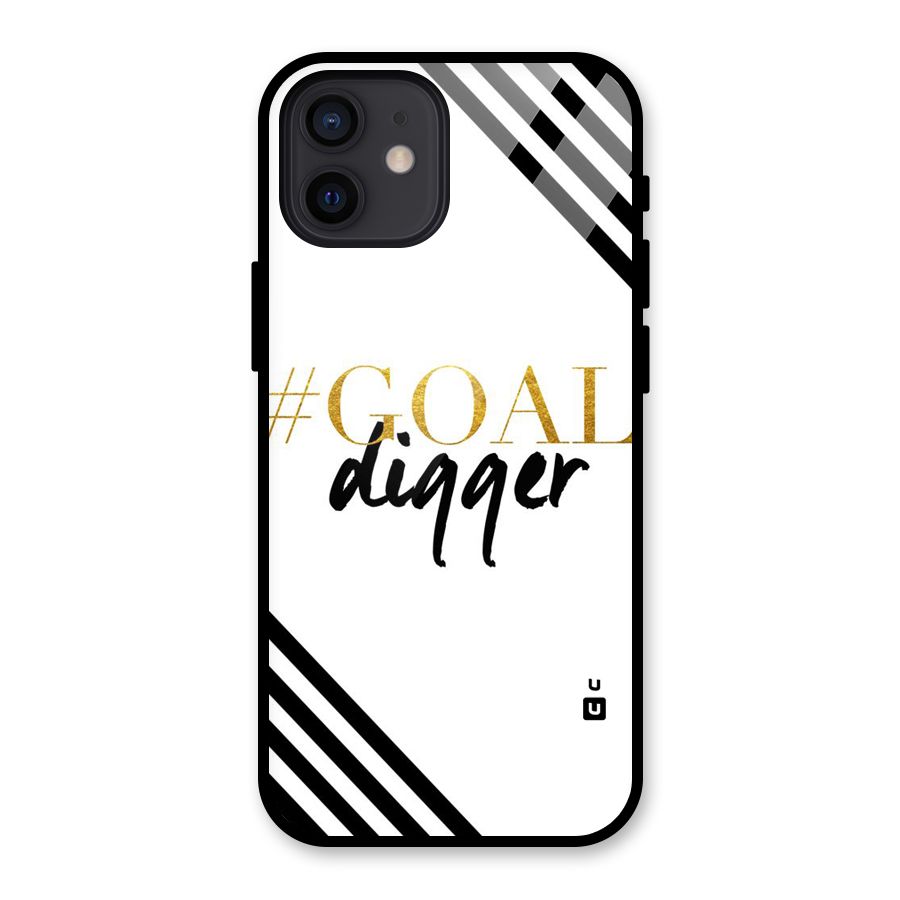 Goal Digger Glass Back Case for iPhone 12