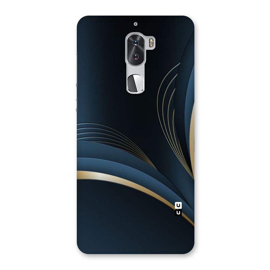 Gold Blue Beauty Back Case for Coolpad Cool 1