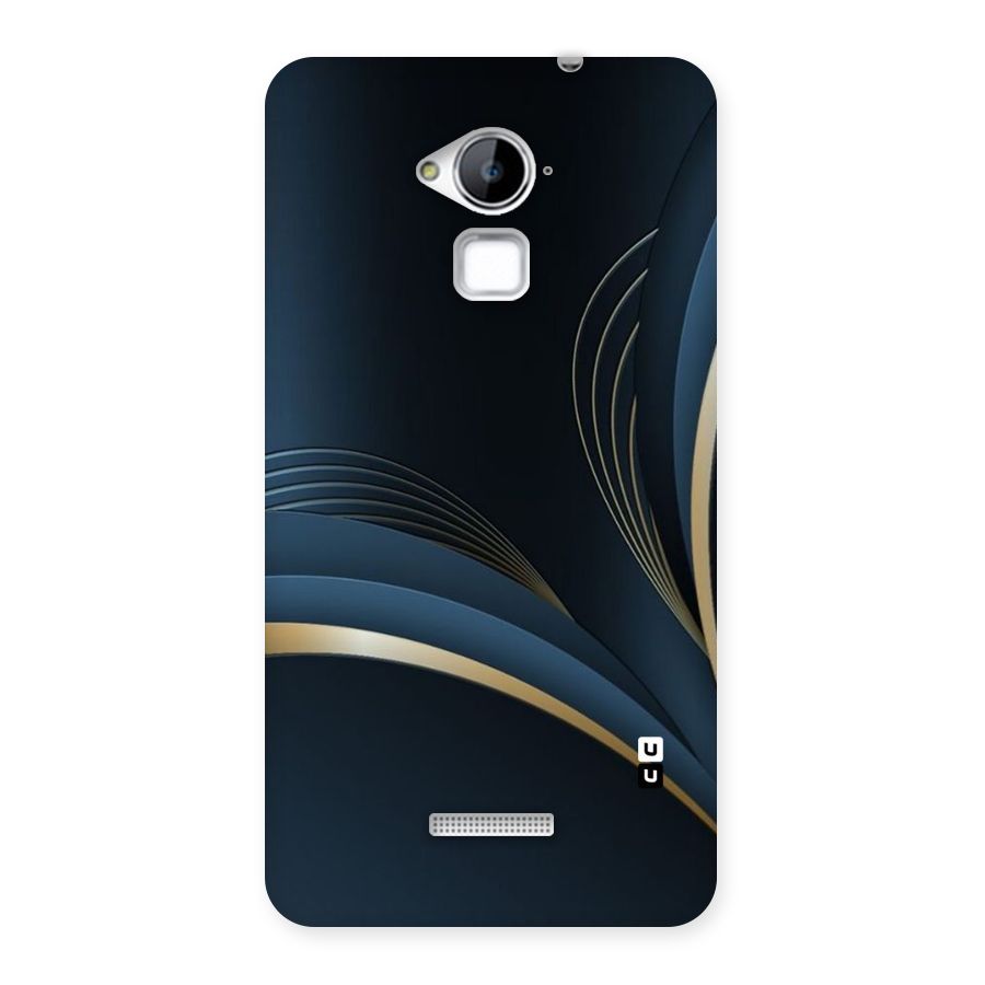 Gold Blue Beauty Back Case for Coolpad Note 3