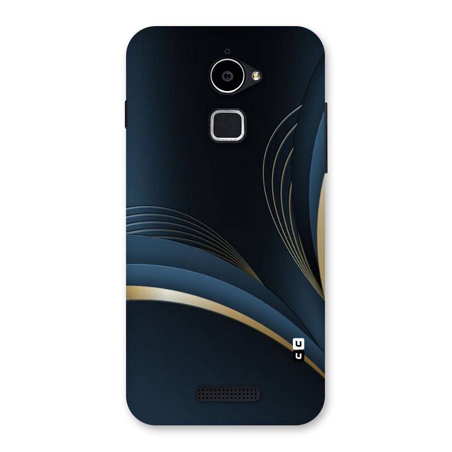 Gold Blue Beauty Back Case for Coolpad Note 3 Lite