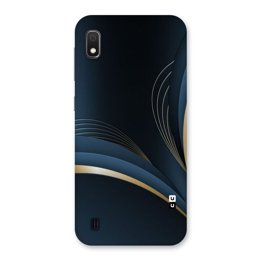 Gold Blue Beauty Back Case for Galaxy A10