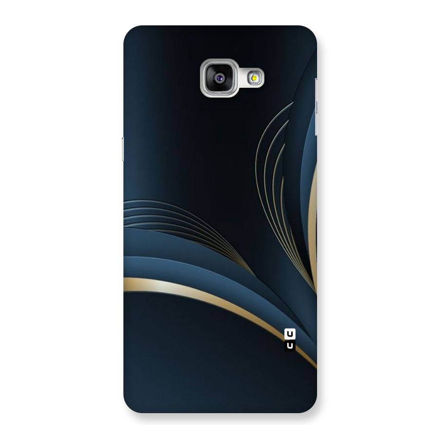Gold Blue Beauty Back Case for Galaxy A9