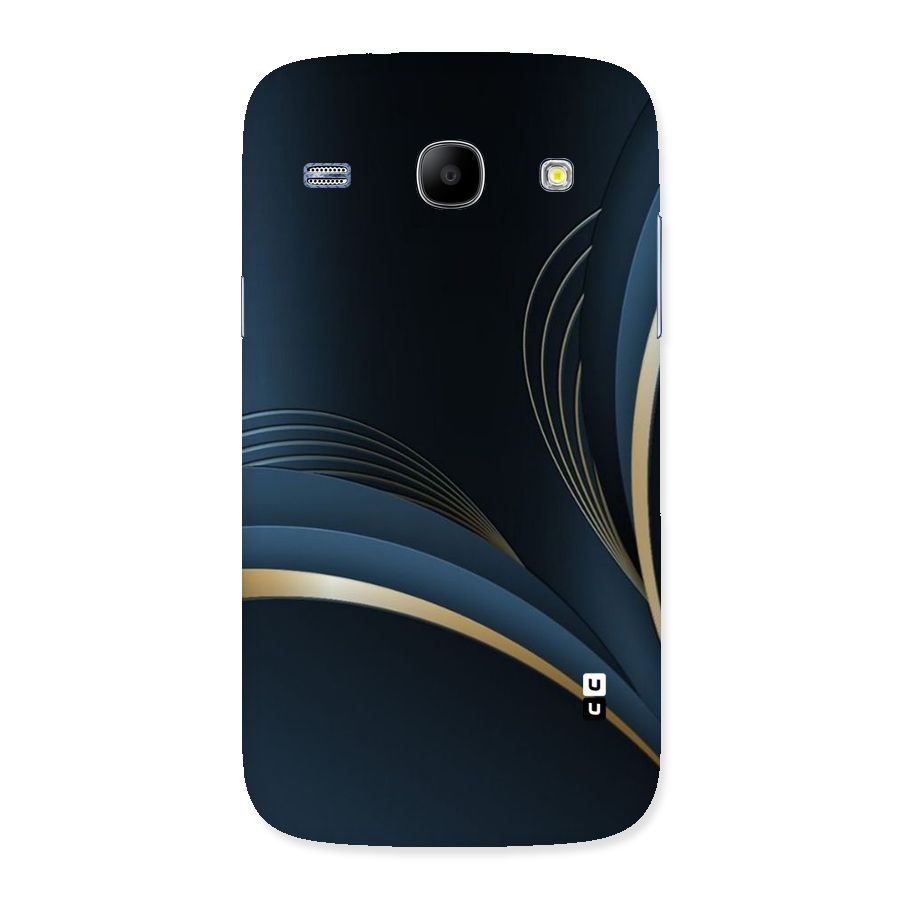 Gold Blue Beauty Back Case for Galaxy Core