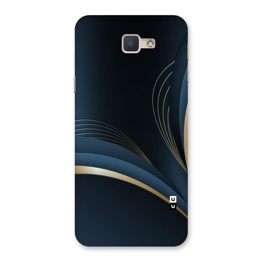 Gold Blue Beauty Back Case for Galaxy J5 Prime
